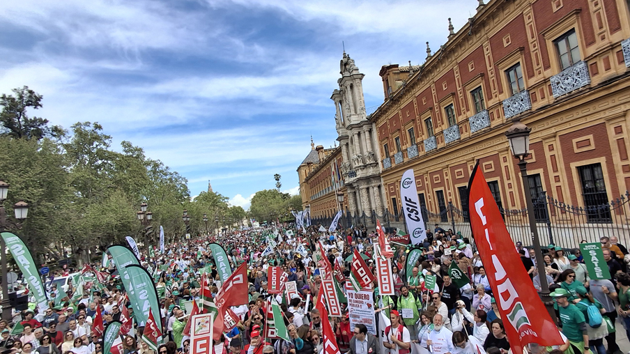 Manifestación San Telmo 5 abril 